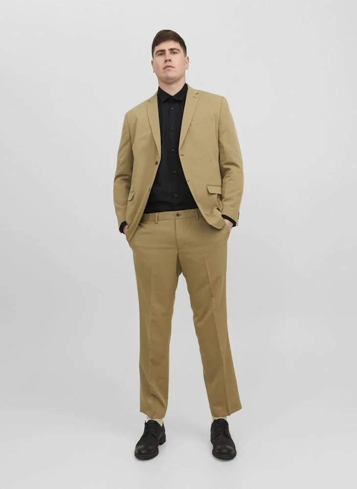 JACK & JONES  Solid Plus size Regular Fit Shirt for Men | Best Price UAE